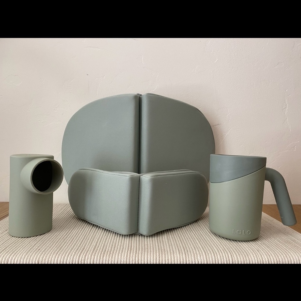 LALO Bathtime Essentials Set | Sage Green